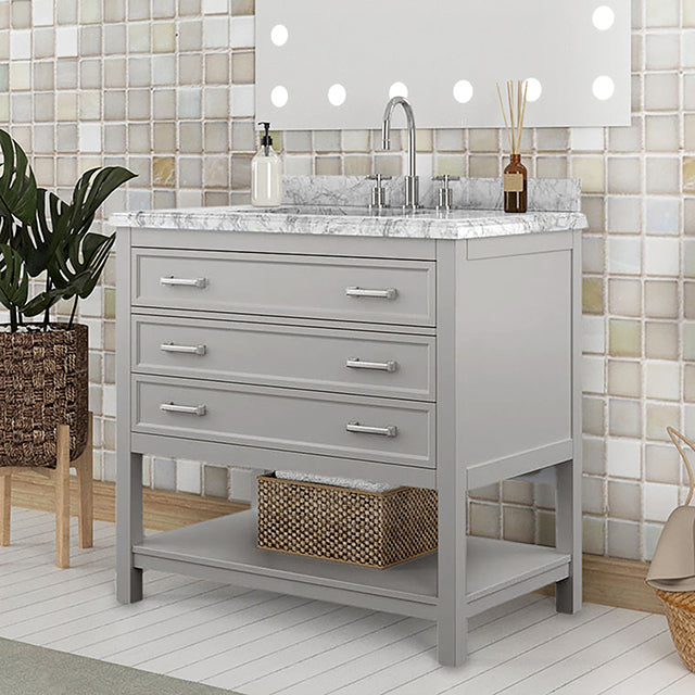 Reston Vanity with Top/ Sink - Dream Home Furniture & Mattress (Waite Park, MN)
