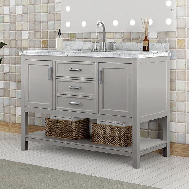Reston Vanity with Top/ Sink - Dream Home Furniture & Mattress (Waite Park, MN)