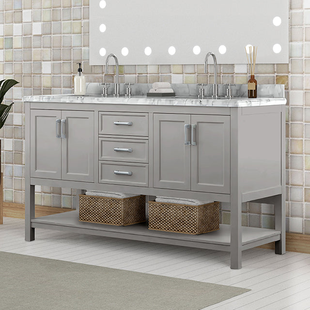 Reston Vanity with Top/ Sink - Dream Home Furniture & Mattress (Waite Park, MN)