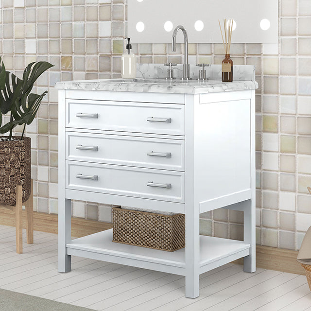 Reston Vanity with Top/ Sink - Dream Home Furniture & Mattress (Waite Park, MN)