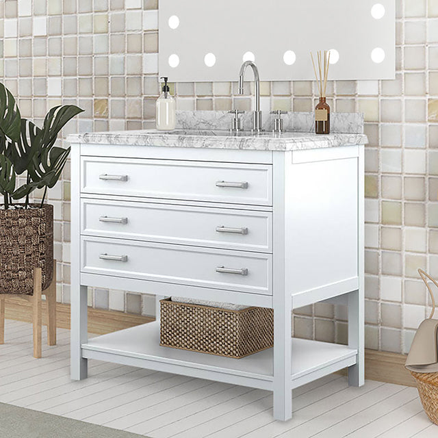 Reston Vanity with Top/ Sink - Dream Home Furniture & Mattress (Waite Park, MN)