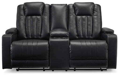 Center Point Reclining Loveseat with Console image