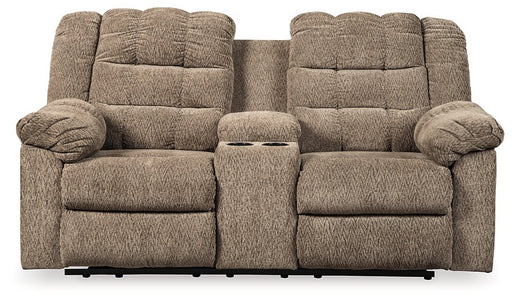 Workhorse Reclining Loveseat with Console image