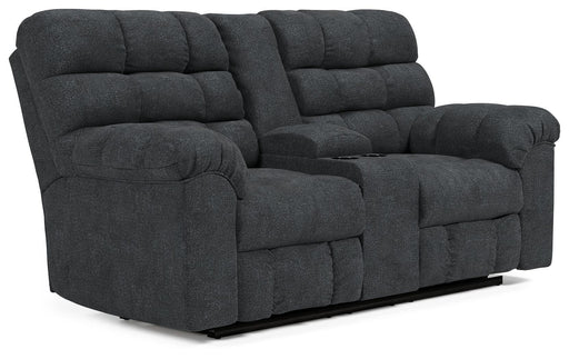 Wilhurst - Double Rec Loveseat W/console image