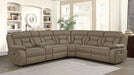 Camargue Casual Tan Motion Sectional image