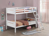 405051WHT TWIN/TWIN BUNK BED image