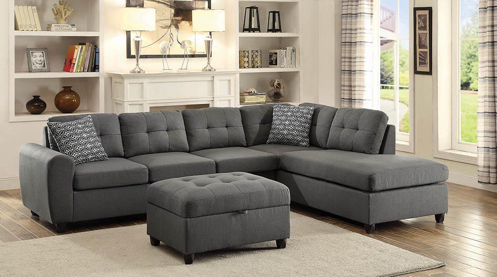 Stonenesse Contemporary Grey Sectional image