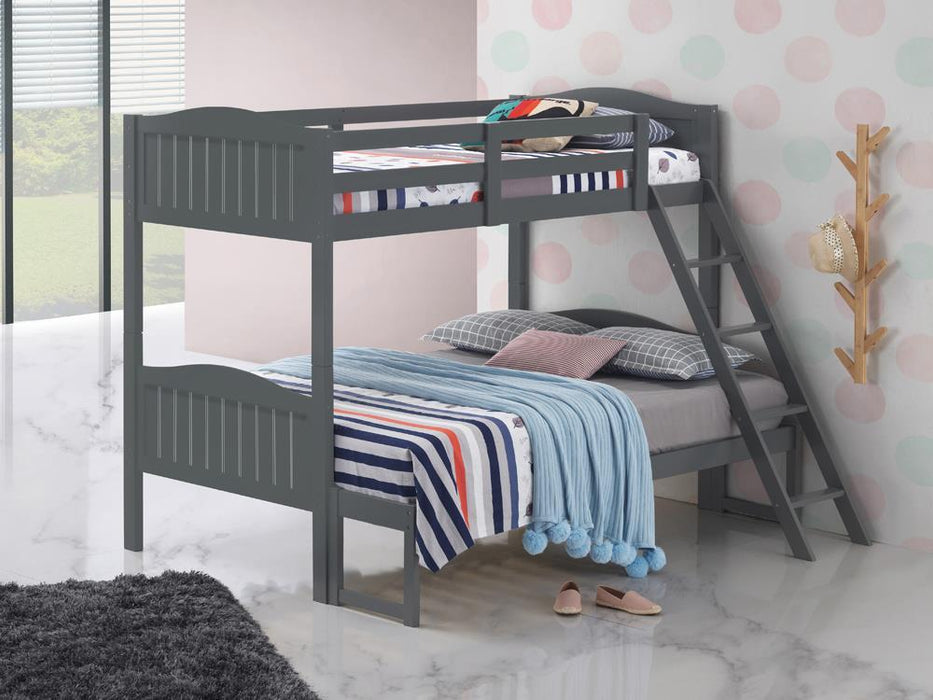 405054GRY TWIN/FULL BUNK BED image