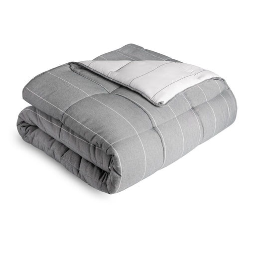 Woven Down Alternative Chambray Comforter Set image
